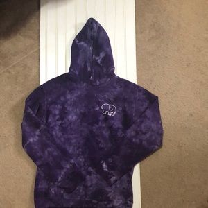 Ivory Ella Purple Tie Dye Hoodie
